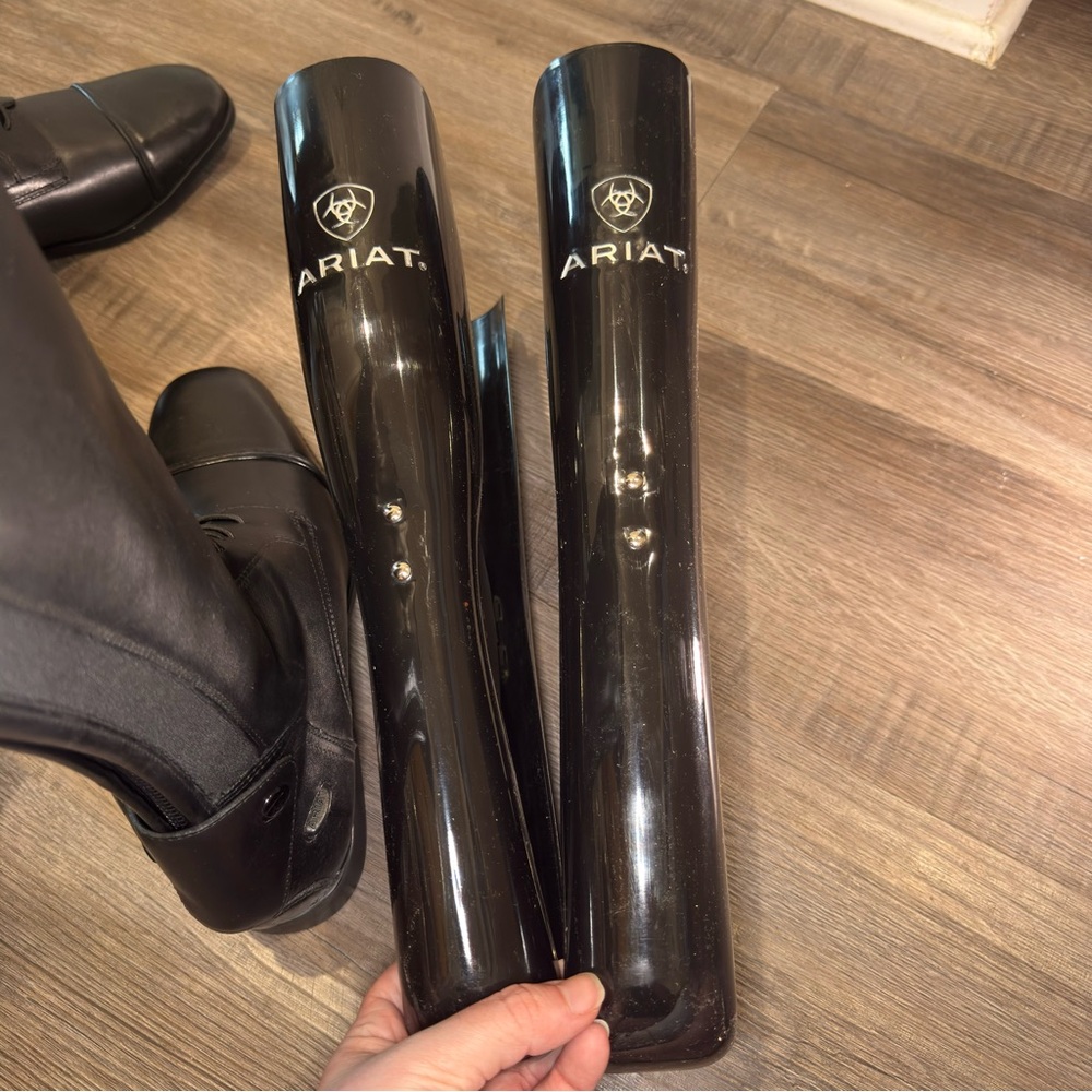Ariat Palisade Field Tall Riding Black Leather Boots - Picture 15 of 16